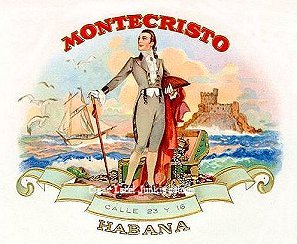 Montecristo cigar box label