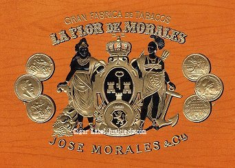 Morales cigar box label