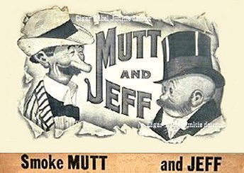 Mutt & Jeff cigar box label