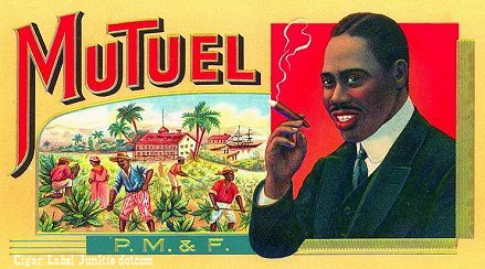 Mutuel cigar box label