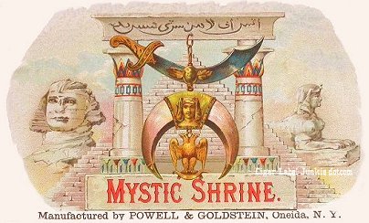 Mystic Shrine- cigar box label