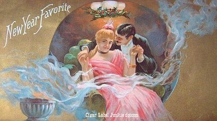 New Year Fav cigar box label