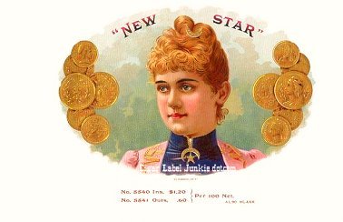 New Star- cigar box label