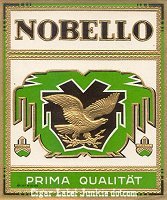 Nobello outer cigar box label