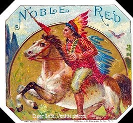 Noble Red 2 cigar label