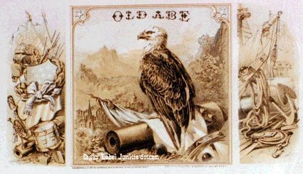 patriotic_eagle cigar box label theme