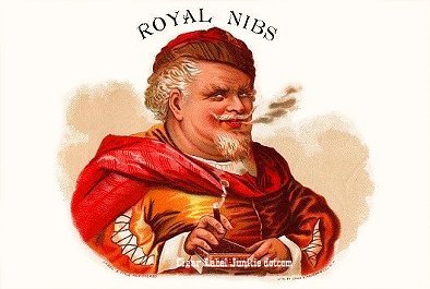 Royal Nibs- cigar box label