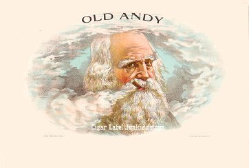 Old Andy-cigar box label