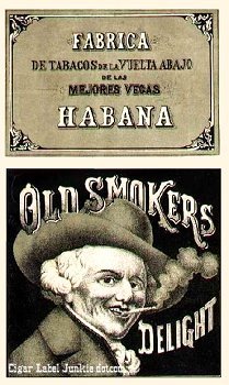 Old Smokers- cigar box label