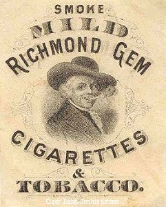 Richmond Gems- cigar box label