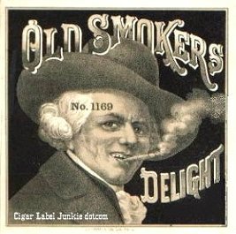 Old Smokers- cigar box label