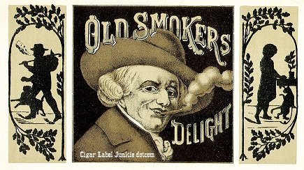 Old Smokers-cigar box label