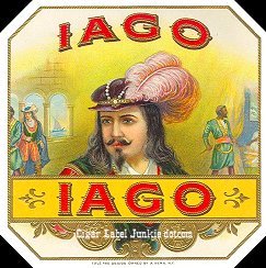 Otello cigar box label