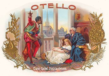 Otello cigar box label