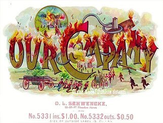 Our Company cigar box label