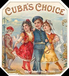 Cuba's Choice- cigar box label
