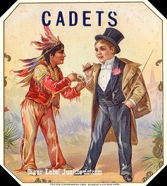 Cadets- cigar box label