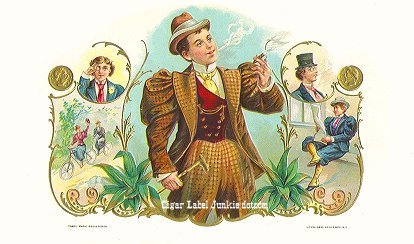 Our Latest-cigar box label
