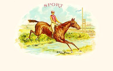 Sport- cigar box label
