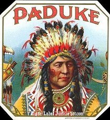 Paduke cigar label