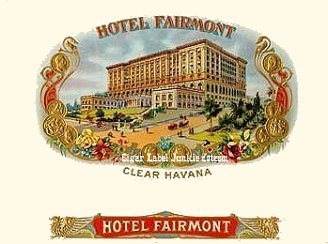 Fairmont- cigar box label