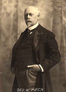 George Peck cigar box label