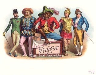Pedigree cigar box label