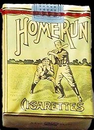 Home Runs Cigs- cigar box label