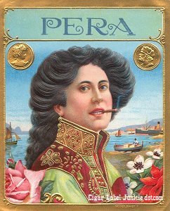Pera- cigar box label