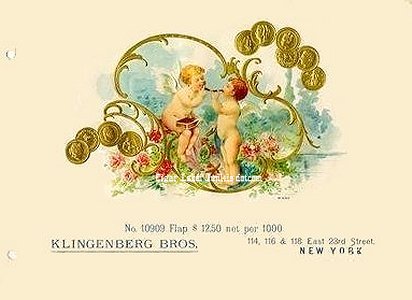 UT Cherubs Smoke- cigar box label