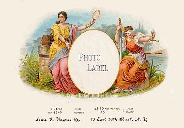 Photo Label- cigar box label