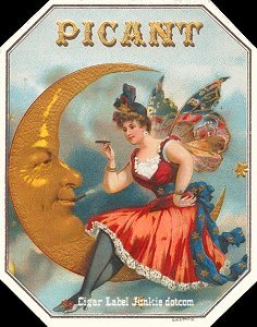 Picant- cigar box label