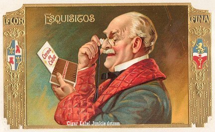 Crema de Cuba- cigar box label