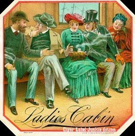 Ladies Cabin- cigar box label