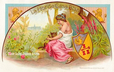 LFD Casablanca-cigar box label