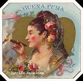 Buena Fuma- cigar box label