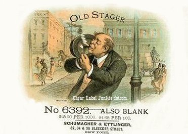 Old Stagger- cigar box label