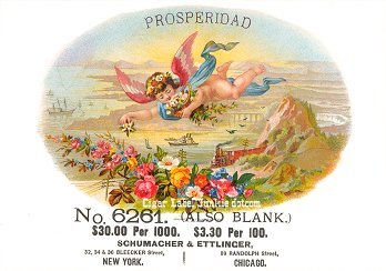 Prosperidad-cigar box label