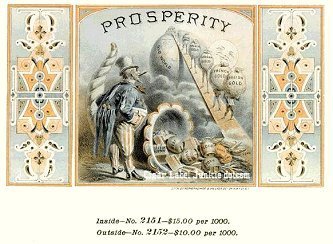 Prosperity cigar box label