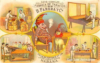 Punch-cigar box label
