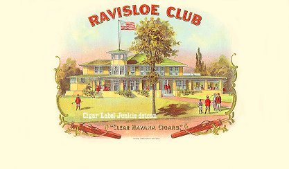 Ravisloe Club cigar box label