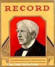 Record cigar label