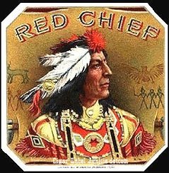 Red Chief cigar label