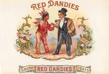 Red Dandies inner cigar label