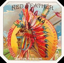 Red Feather cigar label