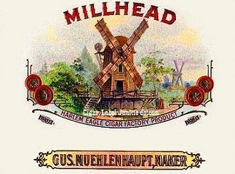 Millhead- cigar box label