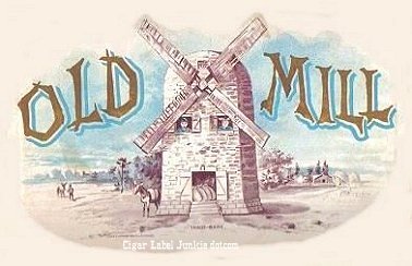 Old Mill- cigar box label