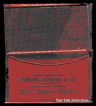 Red Snapper wallet- cigar box label