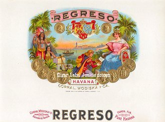 Regreso inner cigar label