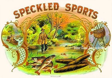Speckled Sports- cigar box label